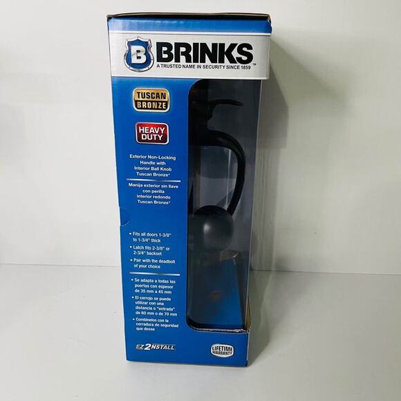 Brink's Passage Door Handleset, Interior Ball Doorknob - Picture 4 of 4